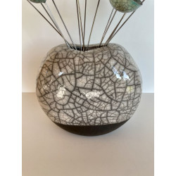 Création artisanale pour cet ensemble florale très contemporain