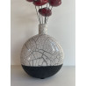 Pièce décorative très design en céramique raku.