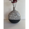 Pièce décorative très design en céramique raku.