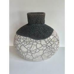 Grand Pièce Décorative Céramique Raku