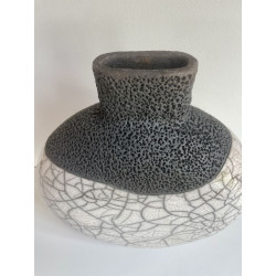Grand Pièce Décorative Céramique Raku