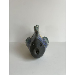 Poisson "Irisé" Céramique Raku