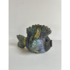 Poisson "Irisé" Céramique Raku