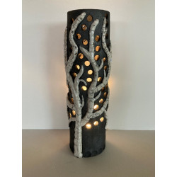 Lampe "arbre" céramique Raku