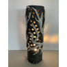 Original decorative Raku lamp gives a great vibe
