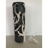 Original decorative Raku lamp gives a great vibe