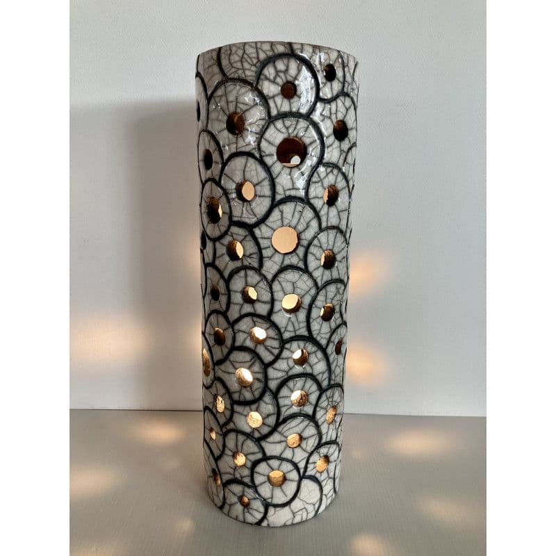 Lampe "Diane" en Céramique Raku