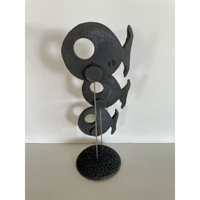 Banc de Poissons Céramique Raku — 6