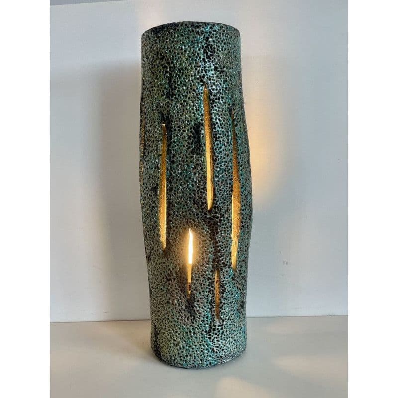 Lampe "Contemporaine" Céramique Raku