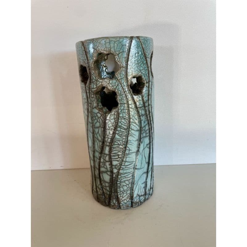 Vase "Petites fleurs" Céramique Raku — 3