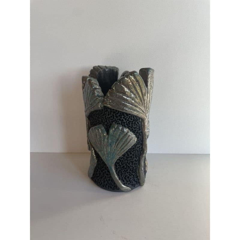 Vase "Ginkgo" Céramique Raku — 3