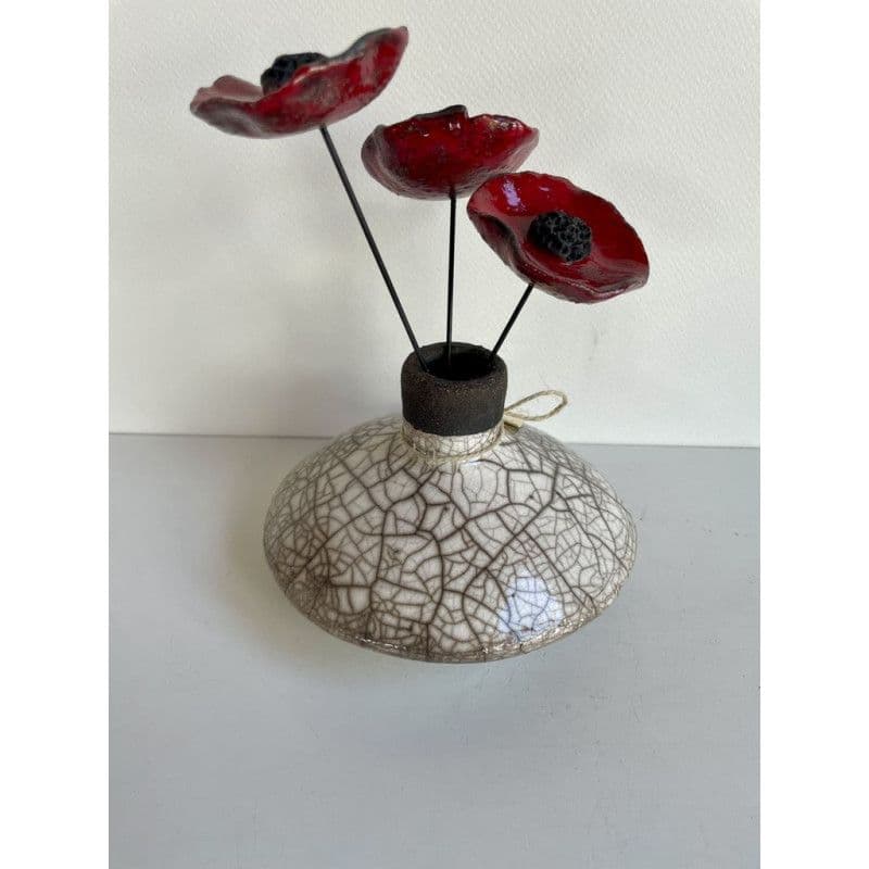 Vase "zen" Céramique Raku — 8