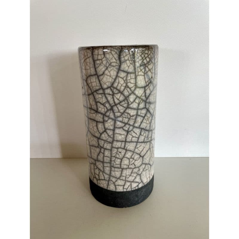 Vase Blanc Céramique Raku