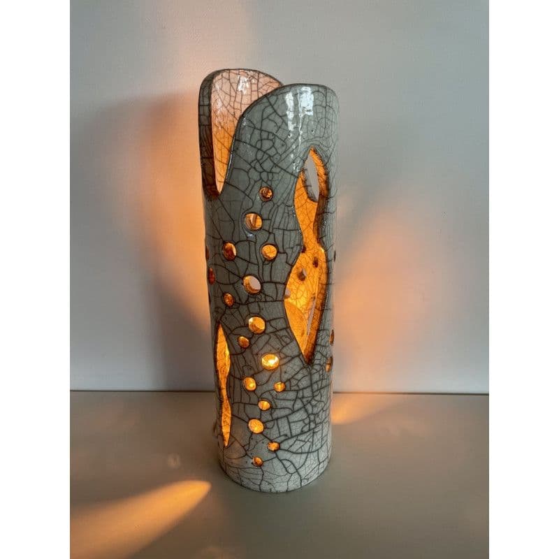 Lampe "Douce" Céramique Raku — 4