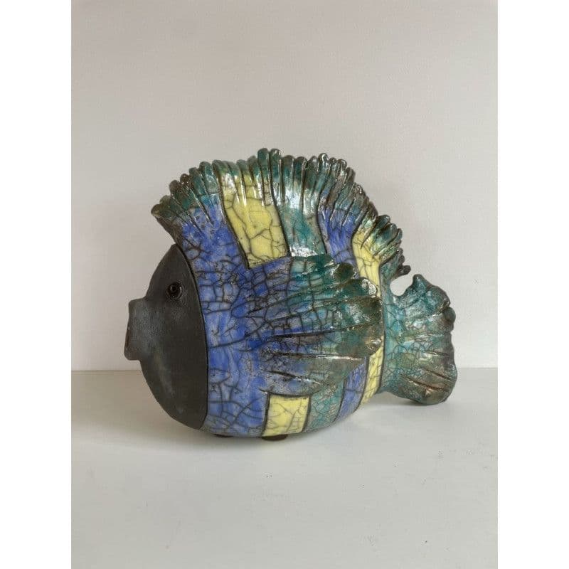 Poisson "Irisé" Moyen Modèle Céramique Raku