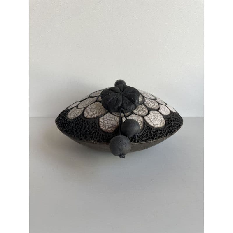 Boîte Ronde "Sofia" Céramique Raku — 2