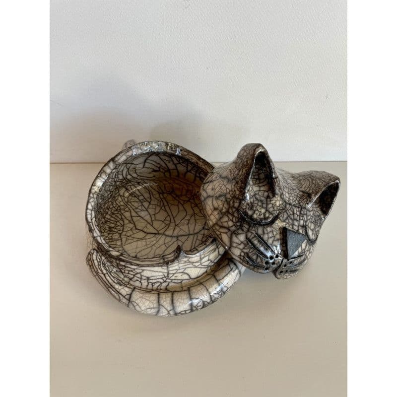 Boite céramique raku "chat dormeur" — 7