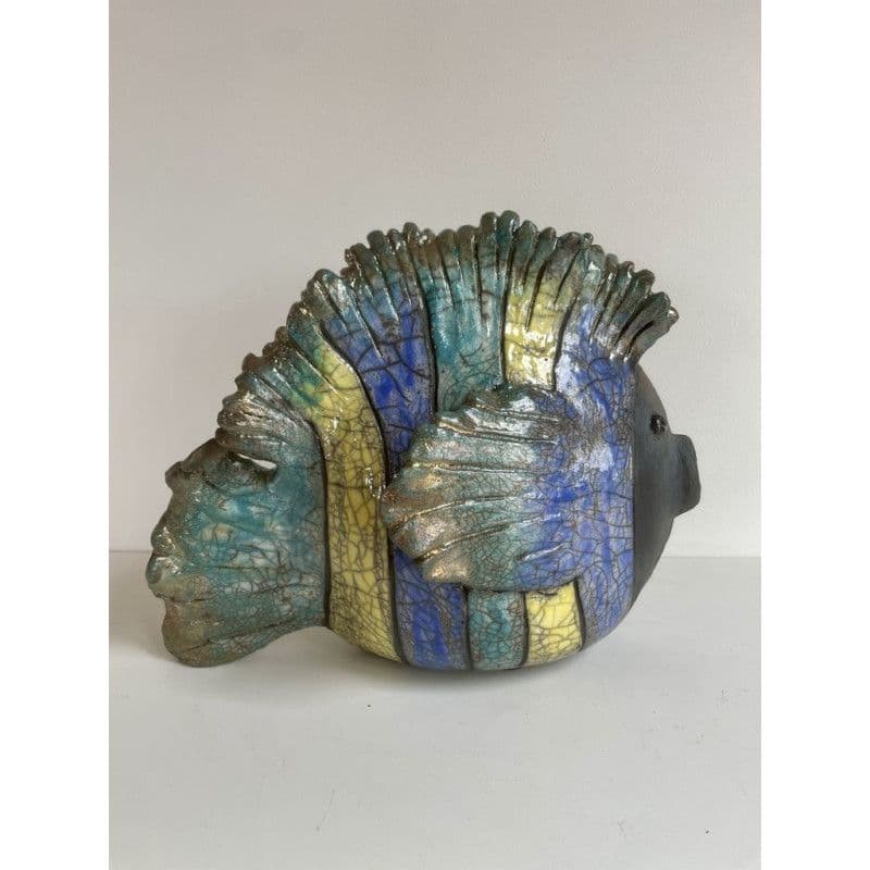 Poisson "Irisé" Moyen Modèle Céramique Raku — 4