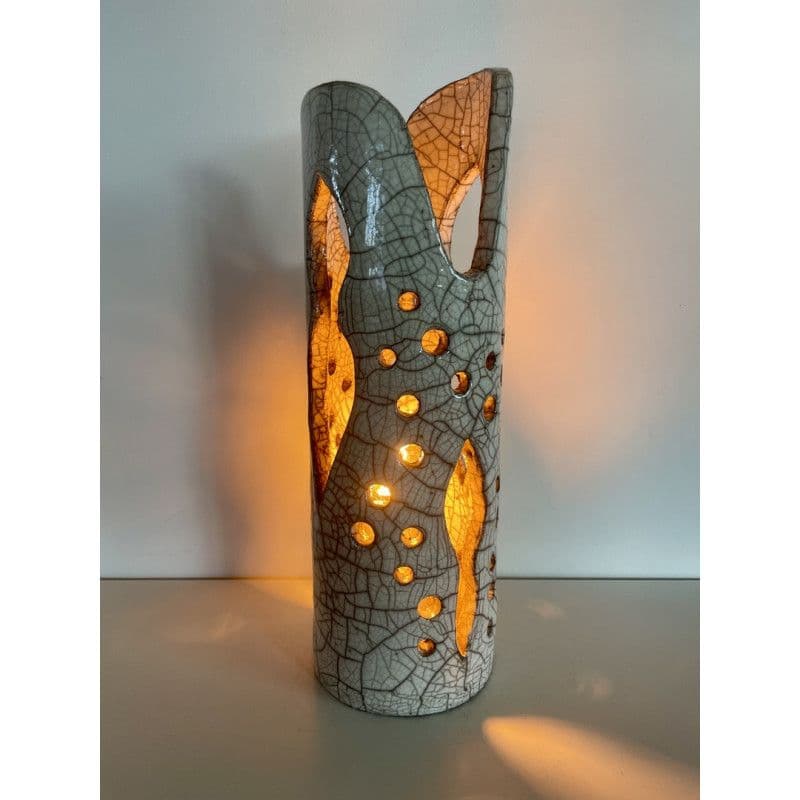 Lampe "Douce" Céramique Raku — 3