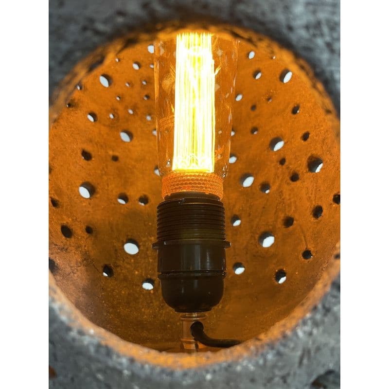 Lampe Minérale Décorative Céramique Raku — 6