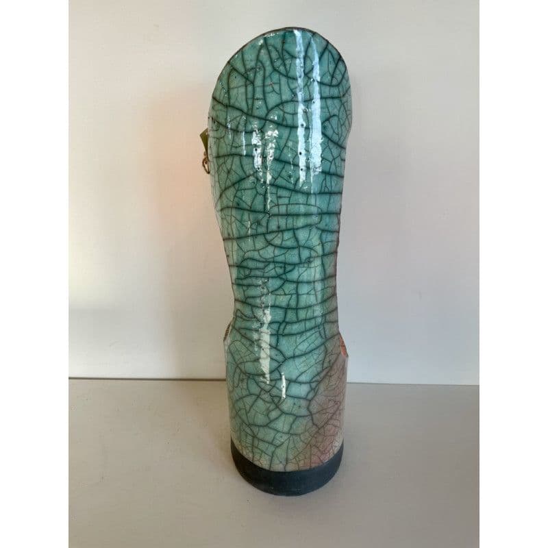 Lampe "Victoire" Céramique Raku Bicolore — 4