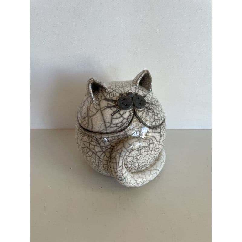 Box Cat Ceramic Raku — 2