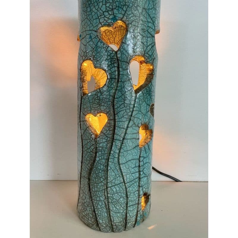 Lamp "Forêt" Raku Ceramic — 8