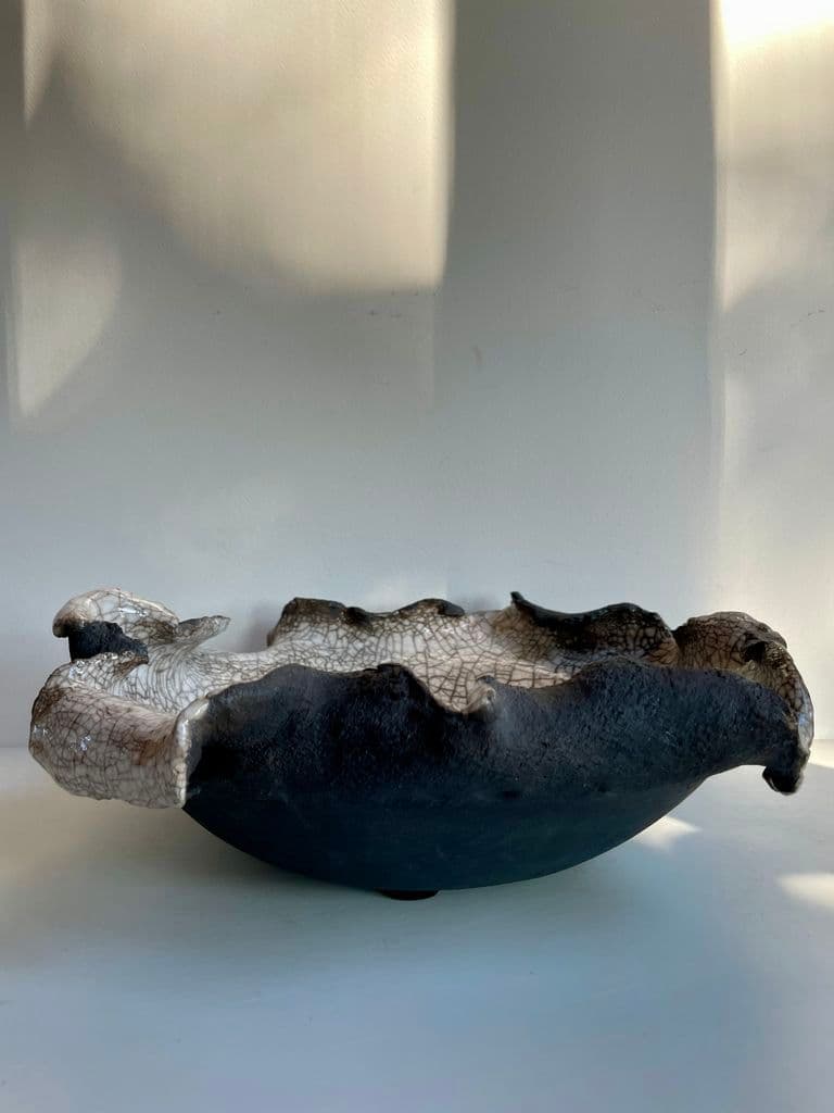 Coupe "Dentelle" Céramique Raku — 2