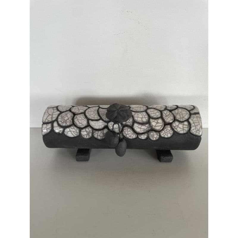 Boîte "Crocodile" Céramique Raku