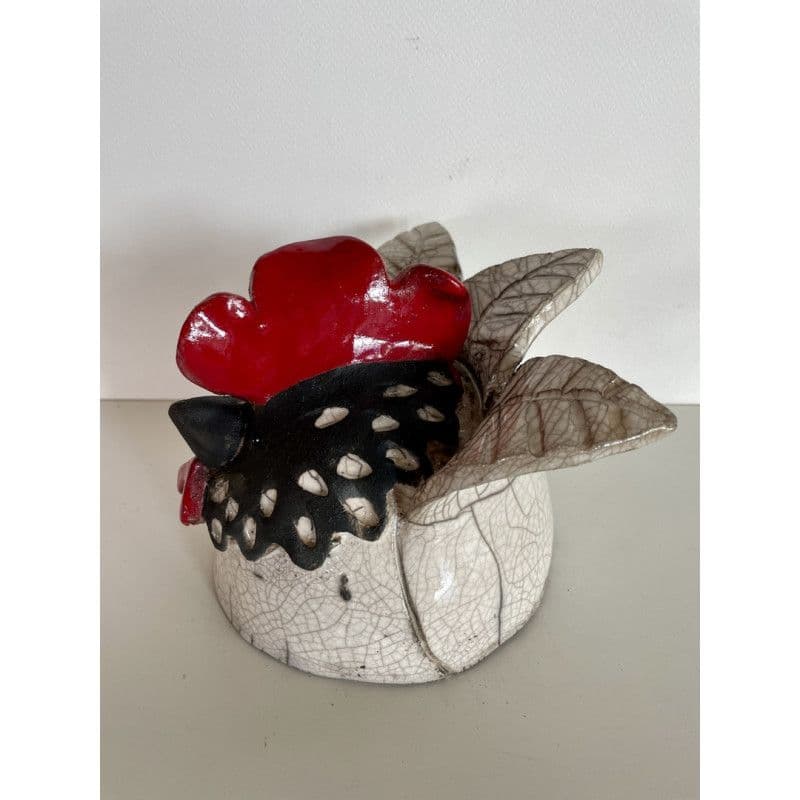 Poule couveuse céramique raku — 3
