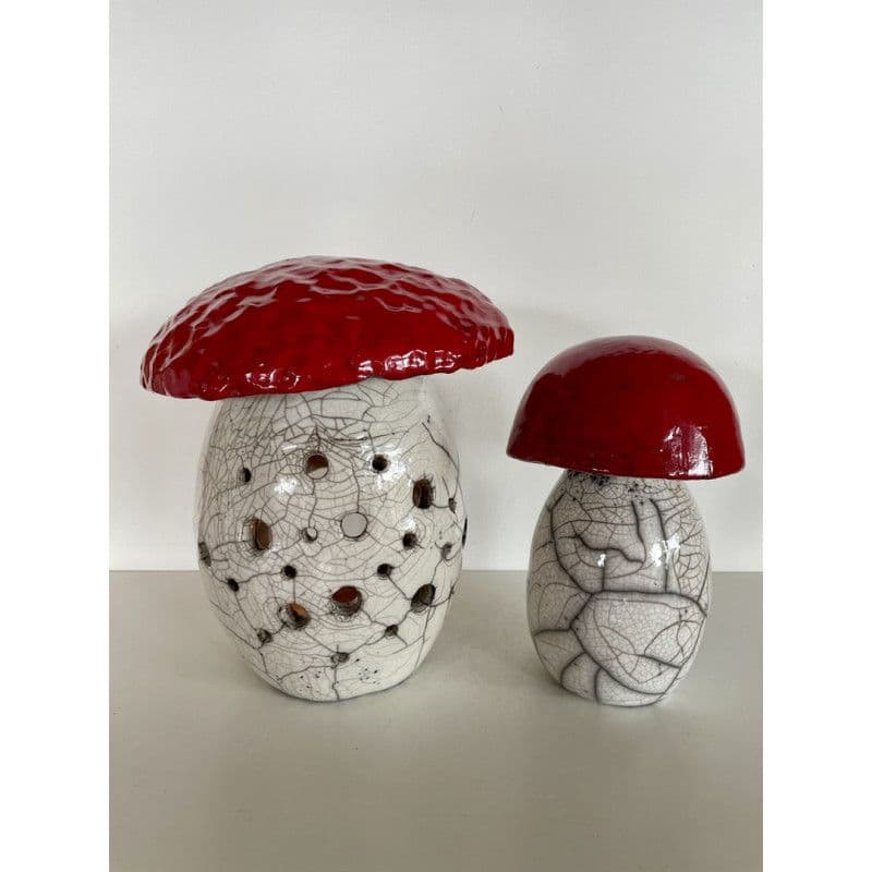 Champignon Photophore Céramique Raku — 8