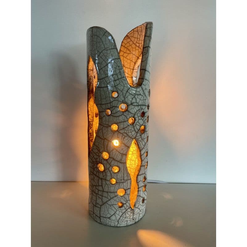 Lampe "Douce" Céramique Raku — 6