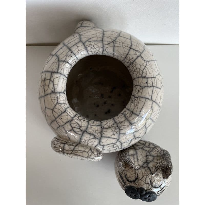 Grande Boîte Chat Céramique Raku — 7