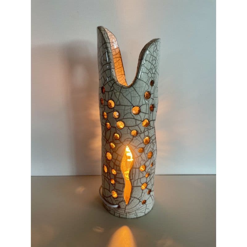 Lampe "Douce" Céramique Raku — 5