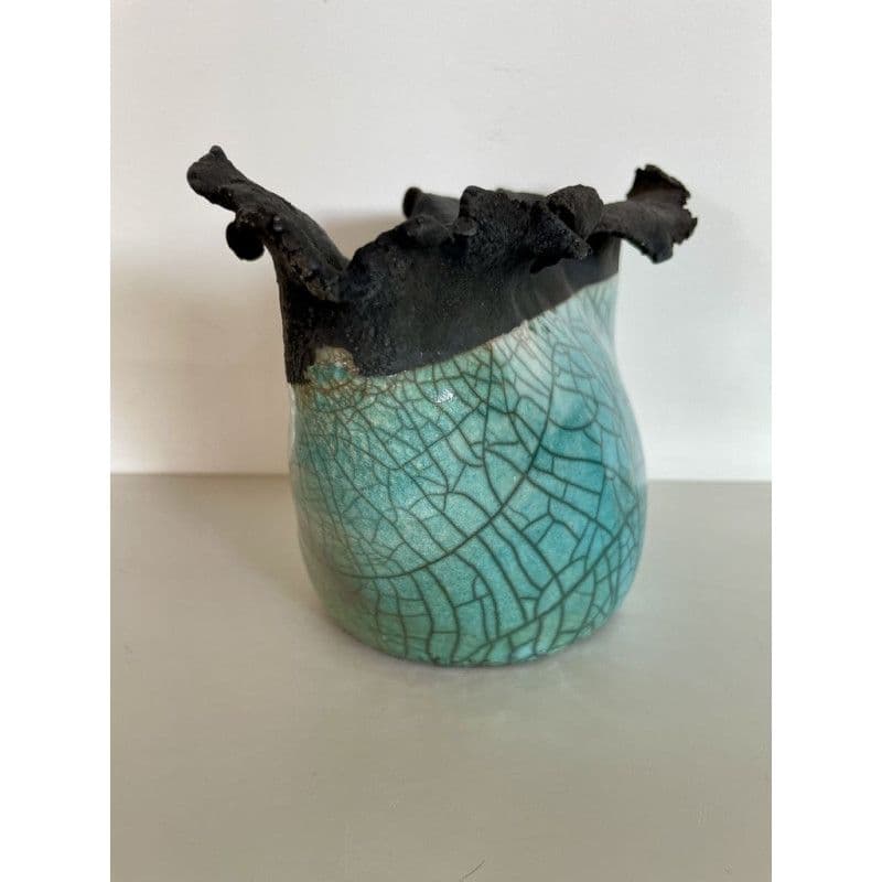 Vase "Amendine" Céramique Raku — 5