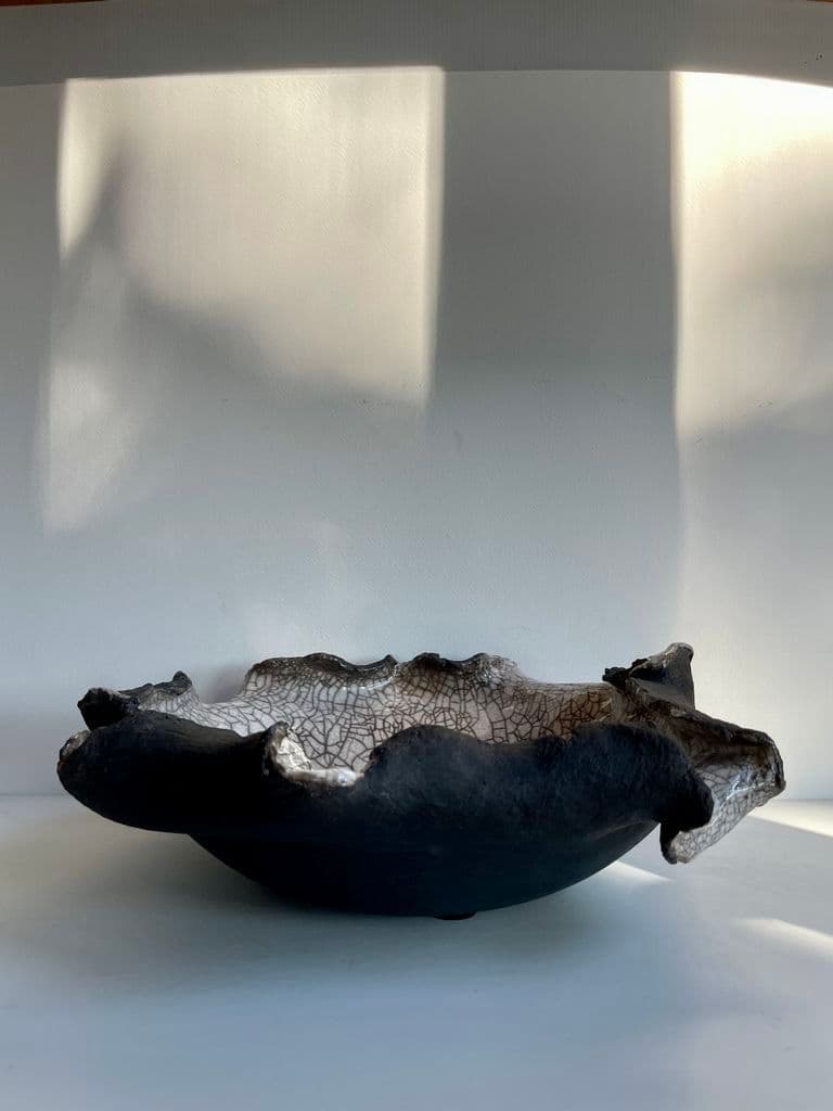 Coupe "Dentelle" Céramique Raku