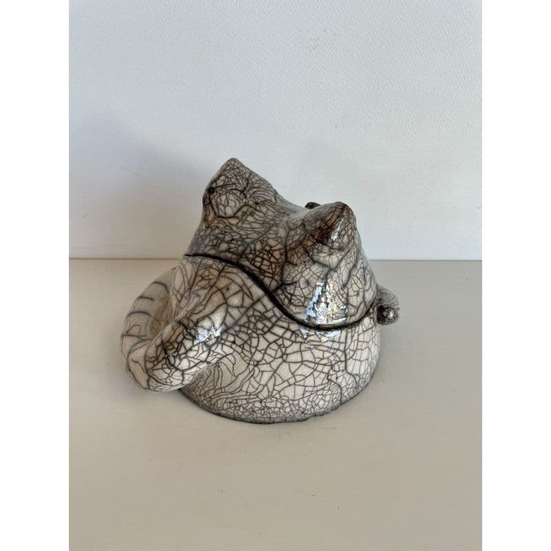 Boite céramique raku "chat dormeur" — 5