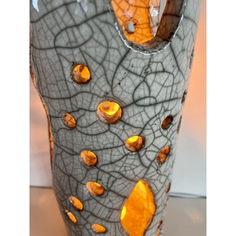 Lampe "Douce" Céramique Raku — 7