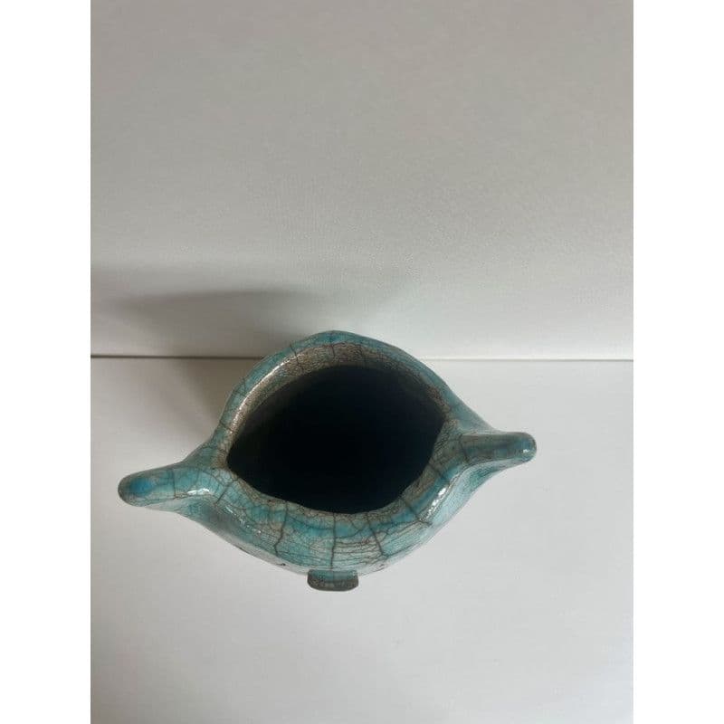 Vase Chat Céramique Raku — 7