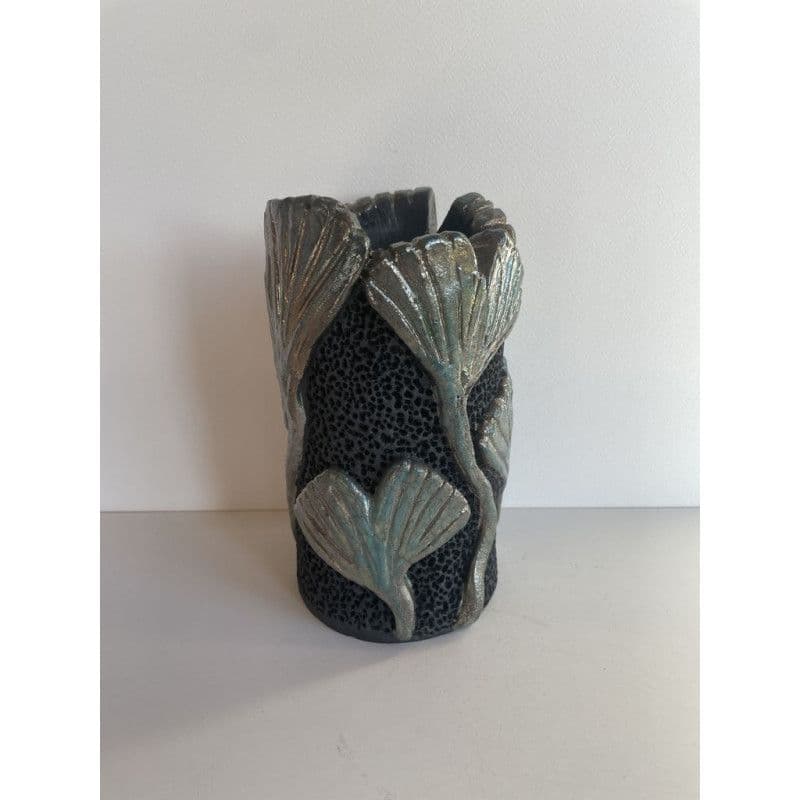 Vase "Ginkgo" Céramique Raku — 6