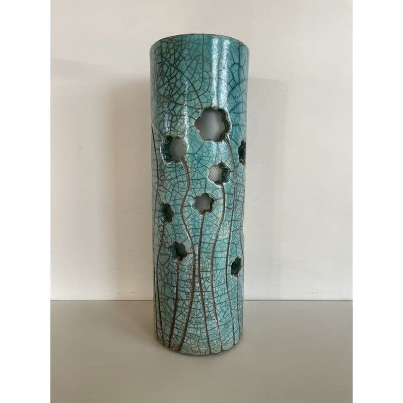 Lampe "Fleurs" céramique Raku — 8
