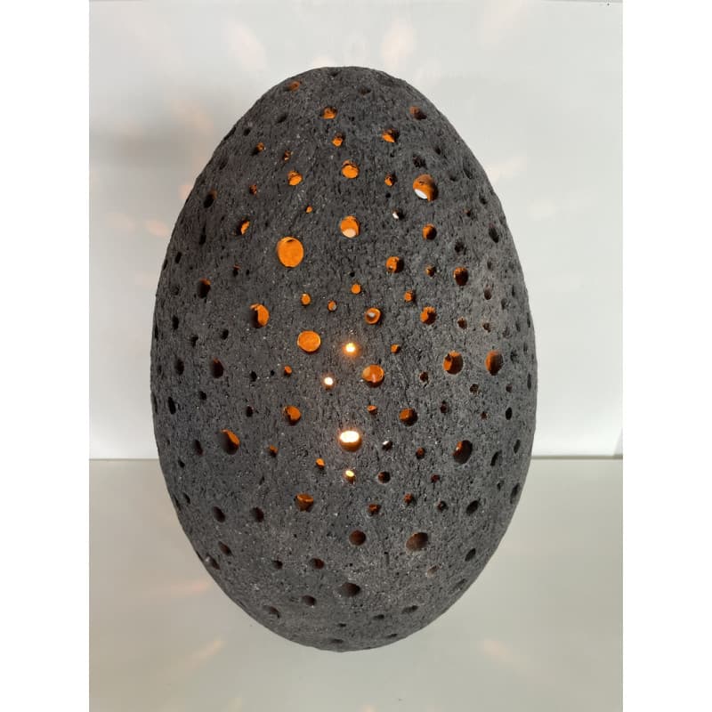 Lampe Minérale Décorative Céramique Raku — 1