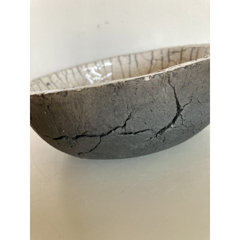 Vide poche céramique raku blanc — 1