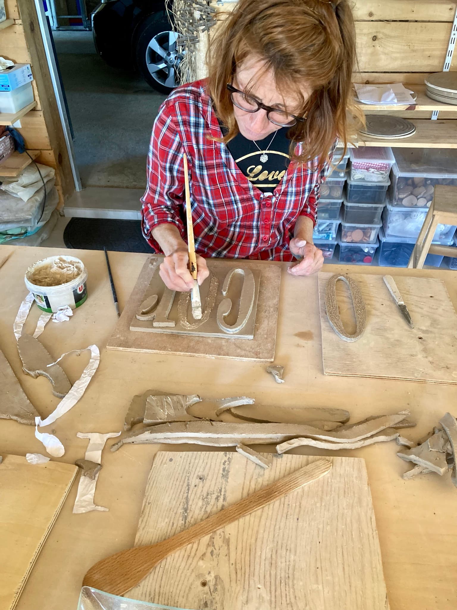 Plaques pour la maison de Patricia