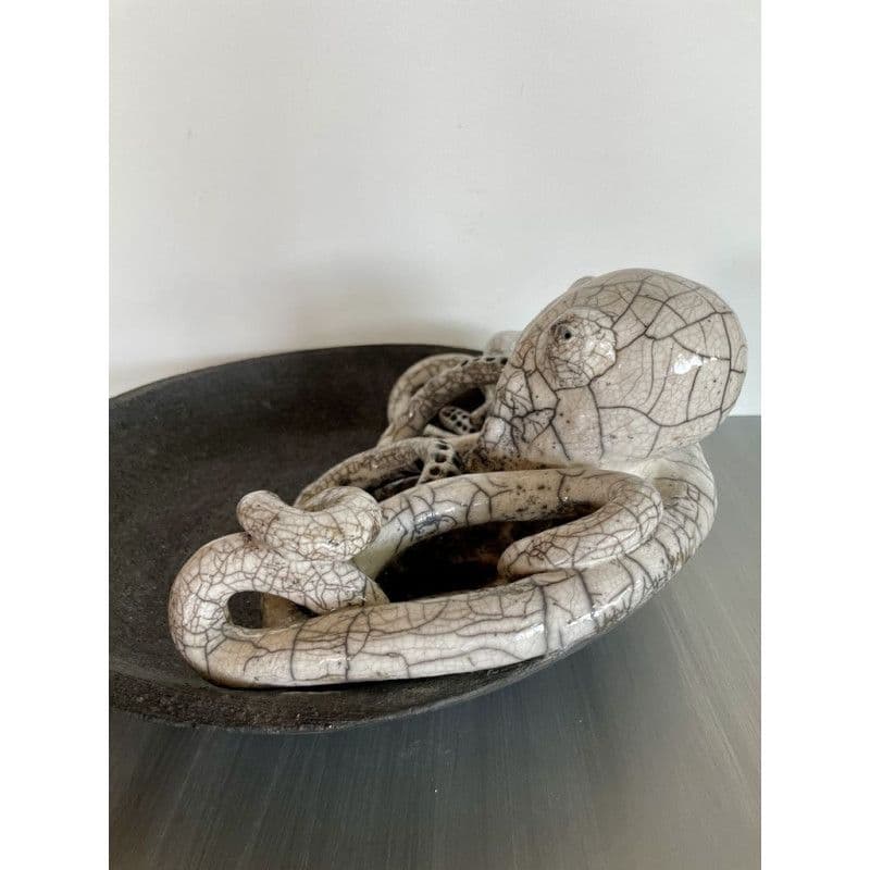 "Octopus" Poulpe en Céramique Raku — 7
