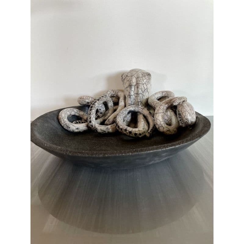 "Octopus" Poulpe en Céramique Raku — 2
