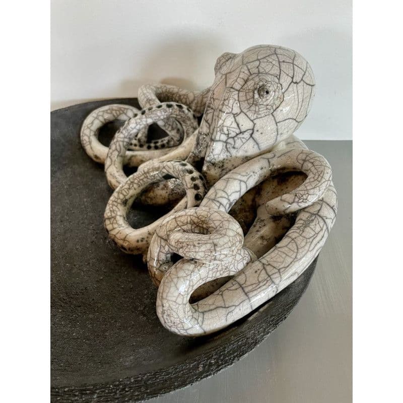 "Octopus" Poulpe en Céramique Raku — 6