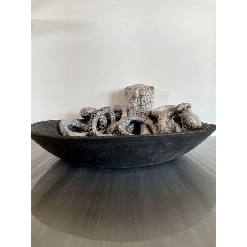 "Octopus" Poulpe en Céramique Raku — 4