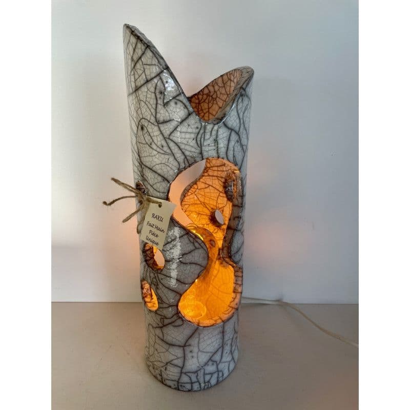 Lampe "Divine" en Céramique Raku — 3