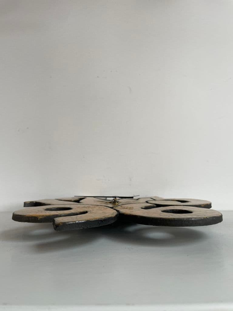 Pendule Céramique Raku Jaune — 8